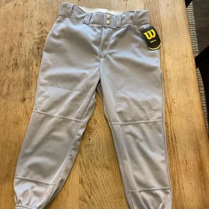 Brand new Wilson baseball pants. Youth size Large